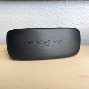 Flexon Marchon Black Hard Clamshell Eyeglass Sunglasses Case Only No Glasses